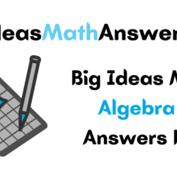 Big ideas math algebra 2 answers pdf