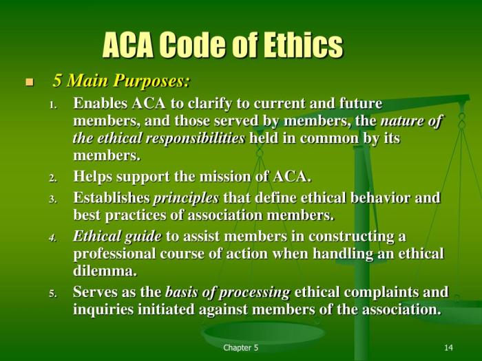 Ethics cfp training counseling code counselors ethical sense rules some make northwestern aca behavior association american don