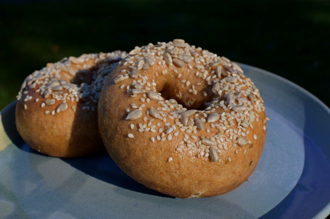 Bruegger's rosemary olive oil bagel