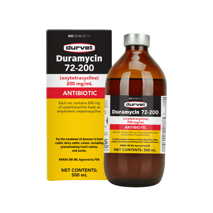 Duramycin 72 200 for goats