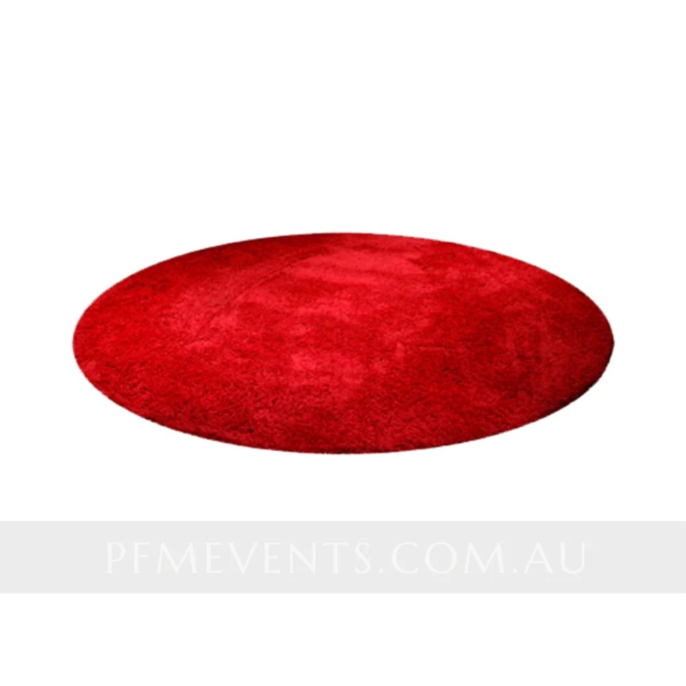 Presentation given on a red circular carpet