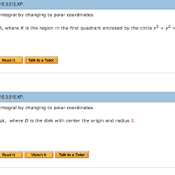 Integral evaluate solved coordinates